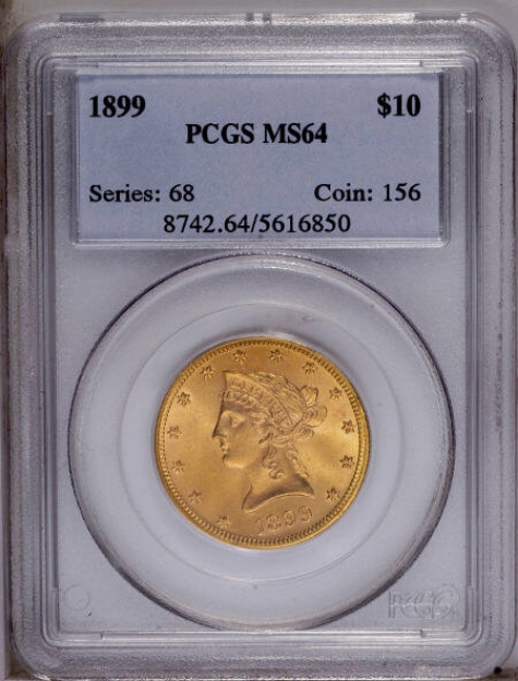 1899 $10 Liberty Eagle MS64